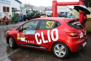 Rallye Český Krumlov: Nový Renault Clio s reklamou na nadcházející 41. Rallye Český Krumlov 2013